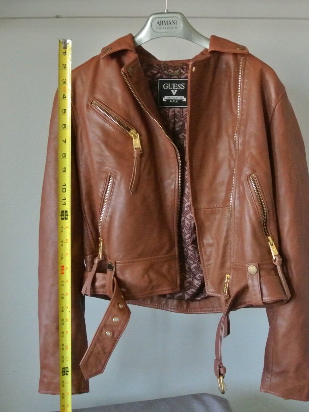 Guess Medium Rustic Leather Jacket